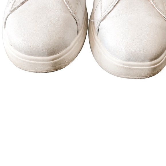 Kate Spade Keswick Glitter Stripe Low-Top Sneakers White Pink Stripe 9.5 - Picture 5 of 10